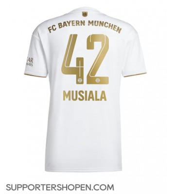 Bayern Munich Jamal Musiala #42 Borta Matchtröja 2022-23 Kortärmad